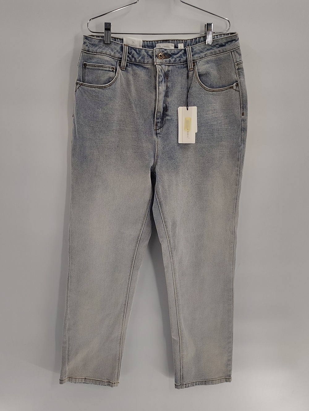 A Loves A NWT Jeans Size 31 High Rise Slender Straight Light Blue
